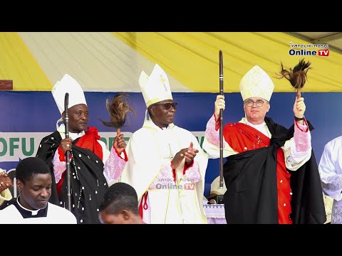 SHANGWE ZAIBUKA KUANZIA LEO ASKOFU PROSPER LYIMO NA BALOZI WA BABA MTAKATIFU NI WASUKUMA