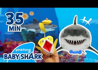 Baby Shark S Terrifying Hide And Seek Compilation Toy And Hide N Seek Baby Shark Official