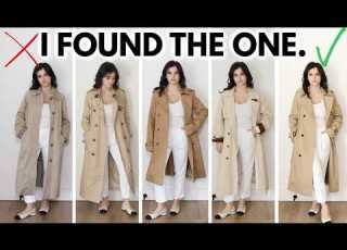 The Best Trench Coat For Petites After Trying 10