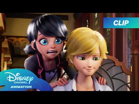 Marinette Helps Adrien S Documentary About His Dad Miraculous Ladybug Disneychannelanimation