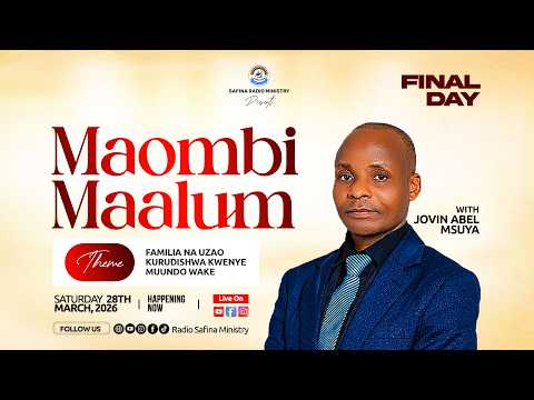 LIVE NOW JOVIN MSUYA FAMILIA NA UZAO KURUDISHWA KWENYE MUUNDO WAKE FINAL DAY 28 03 2026