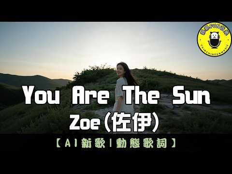 AI Song English Zoe You Are The Sun CC Subtitles ChinChinFunMusic