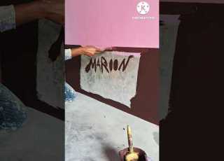 Asinpants Colour Maroon Apply Deto Workar Fast Wallpainting Room Viralvideo Shorts Youtuber