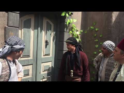 مقلب الفنان عباس النوري في الفنان طلال مارديني من مسلسل باب الحارة