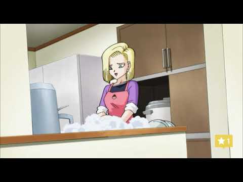 くしゃみをする18号ww