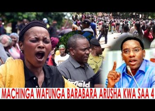 MACHINGA ARUSHA WALIAMSHA WAFUNGA BARABARA KWA SAA 4 WAKIMTAKA MAKONDA KISA MATESO YA MGAMBO