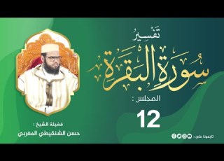  تفسير سورة البقرة من الآية 104 إلى 113 المجلس 12 من مجالس التفسير والبيان الشيخ حسن الشنقيطي