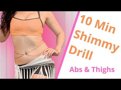 10 Minute Bellydance Shimmy Drill For Beginners