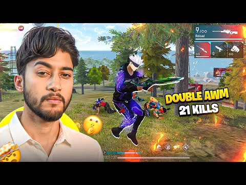 2 AWM Solo Vs Squad 21 Kill OverPower 2026 Gameplay Free Fire