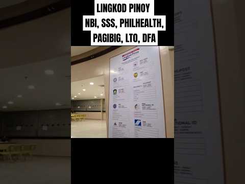 LINGKOD PINOY AT ROBINSONS MALLS NBI SSS LTO PHILHEALTH PAGIBIG
