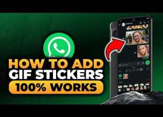 How To Add GIF Stickers In WhatsApp 𝟮𝟬𝟮𝟲 100 WORKS NO Yapping To The Point FAST EASY
