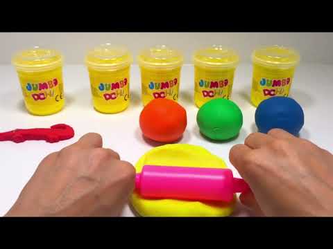 Play Doh Πλαστελίνες για Παιδιά Μαθαίνουμε τα χρώματα και τους αριθμούς