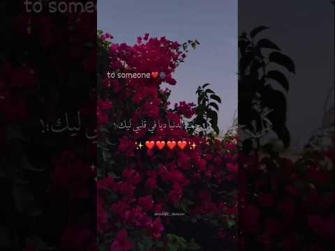 كل حب الدنيا ديا في قلبي ليك تصميمي Foryou حالات واتس بتاعedit