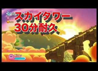 スカイタワー30分耐久 星のカービィWiiデラックス