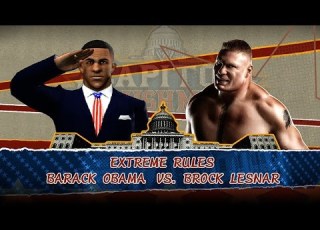  Barack Obama VS Brock Lesnar EXTREME RULES FIGHT