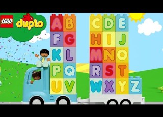 Alphabet Song Lego Duplo Cars Trucks Vehicles Cartoon Moonbug Kids
