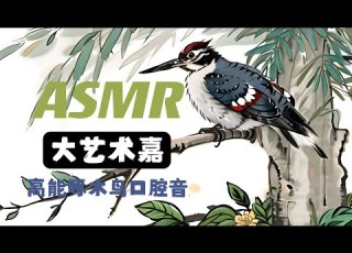  ASMR 大艺术嘉 高能啄木鸟口腔音 一杆到底 Mouth Sounds