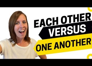 1925 Tricky English Prepositions Grammar For Each Other Vs One Another