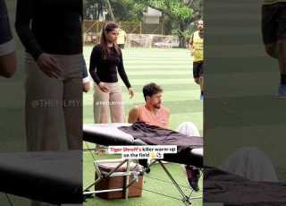 Tiger Shroff S Killer Warm Up On The Field Tigershroff Thefilmycharcha Bollywood Trending Viral