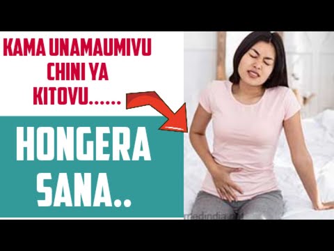 JE Maumivu Chini Ya Kitovu Ni DALILI YA MIMBA CHANGA Mimba Signofpregnancy