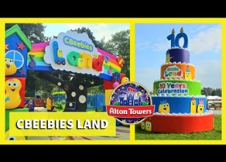  CBeebies Land Alton Towers Full Tour All Rides Shows 10 Years Celebration
