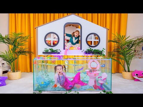 السباحة في المسبح مع حورية البحر و فانيا مانيا السباحة في المسبح مع حورية البحر و فانيا مانيا