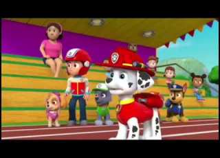 Paw Patrol Smiling Took The Marshall S Fire Truck From Pups Save A Flying Frog