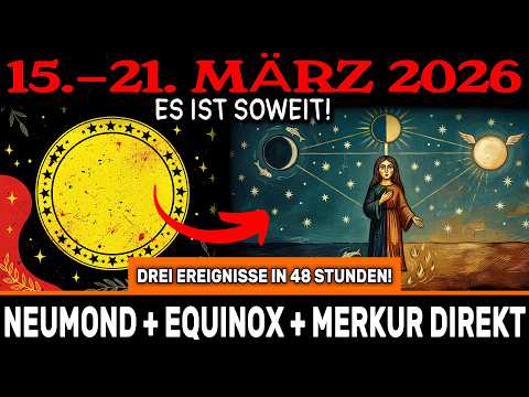 SIE MÜSSEN DAS VOR MORGEN WISSEN Die Woche 15 21 März NEUMOND EQUINOX Und MERKUR Wird DIREKT