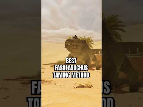 STOP Using Rocks To Tame The Fasolasuchus In Ark Survival Ascended