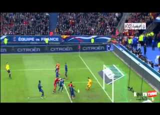 أهداف فرنسا 0 1 اسبانيا 26 3 2013 علي سعيد الكعبي HD