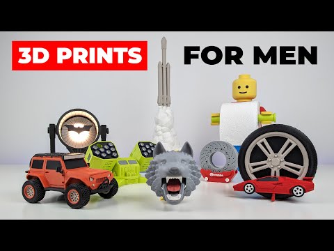 12 COOL 3D Prints To Make MEN Happy