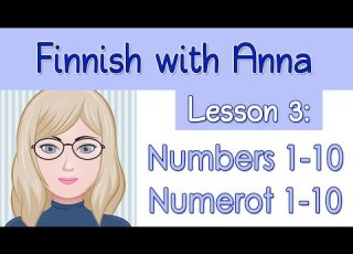  Learn Finnish Lesson 3 Numbers 1 10 Numerot 1 10