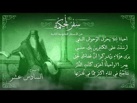 أصحاح 16 سفر الحكمة الأسفار القانونية الثانية برسوم القمص اسحق