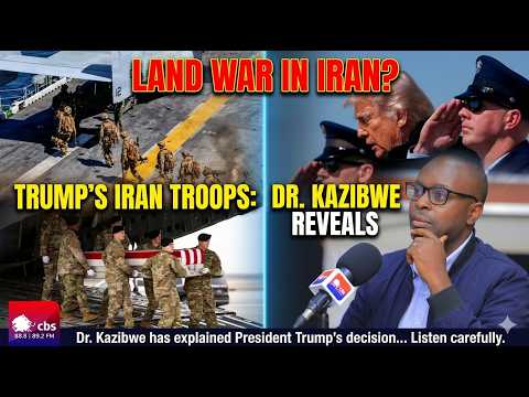 Dr Kazibwe Alambuludde Ku Kya President Trump Okusindika Abajaasi Mu Iran Ayagala Lutalo Ku Ttaka