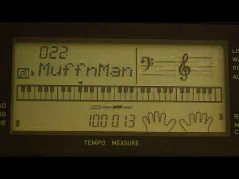 Casio Demo Songs 022 THE MUFFIN MAN