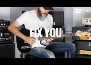 Coldplay Fix You Electric Guitar Cover By Kfir Ochaion Donner Guitars