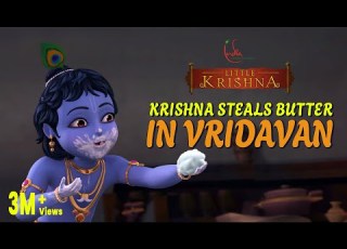 Krishna Steals Butter In Vrindavan Little Krishna