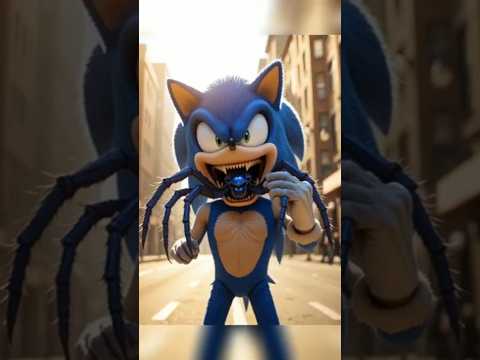 Sonic Transforms Into Spider Man Sonic Vs Shadow Vs Knuckles Sonicthehedgehog Joker Spiderman