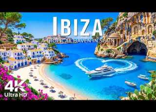 Ibiza 4K Aerial Stunning Ocean Wonders Playa D En Bossa Luxury Yachts With Deep House Chill