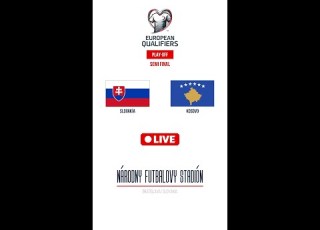 سلوفاكيا ضد كوسوفو مباراة فاصلة نصف النهائي بث مباشر