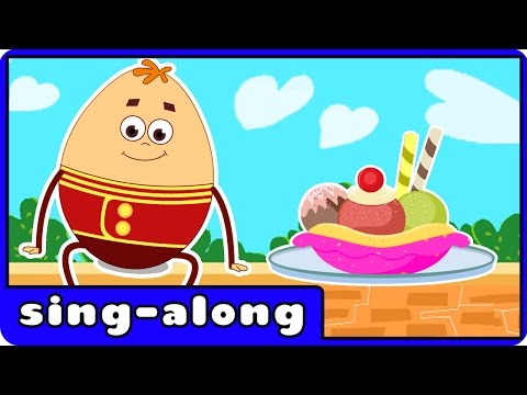 Humpty Dumpty Sat On A Wall Nursery Rhymes With Lyrics By HooplaKidz Sing A Long