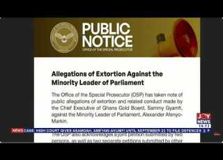  Pressure Mounts On Afenyo Markin As OSP Receives Petitions Over Extortion Allegations 24 08 2026