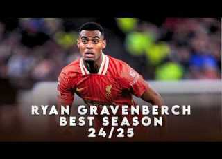  RYAN GRAVENBERCH BEST SEASON AT LIVERPOOL FC 24 25 HIGHLIGHTS GOALS ASSISTS DRIBBLING SKILLS