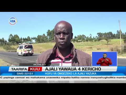 Watu 4 Wafariki Kwenye Ajali Ya Barabarani Kericho