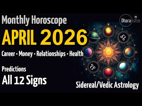 April 2026 Horoscope For All 12 Signs Vedic Astrology Predictions