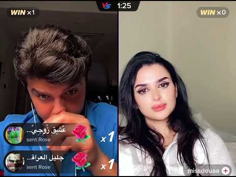 عمار الكوفي قيست مع ميس دعاء و عمار يغني راح اسجل روحي باسمك و دعاء تبكي