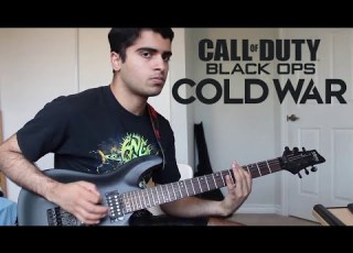  Call Of Duty Cold War Rising Tides GUITAR COVER Multiplayer Menu