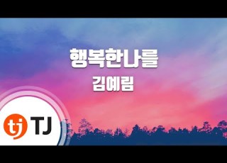 TJ노래방 행복한나를 응답하라1994 OST 김예림 TJ Karaoke