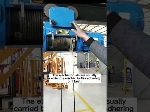 CD Type Electric Wire Rope Hoist Installation Testing Electric Cable Hoist Winch CD