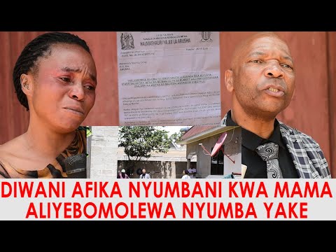 TUTAHAKIKISHA NYUMBA YA MAMA ILIYOBOMOLEWA NA ANAEJIITA MWANAJESHI INAJENGWA DIWANI WA MURIETY